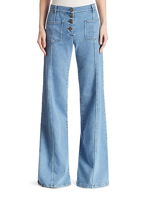 Chloé - Wide Leg Denim Jeans