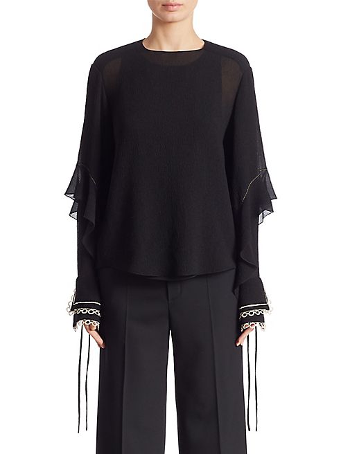 Chloé - Silk Ruffle Blouse