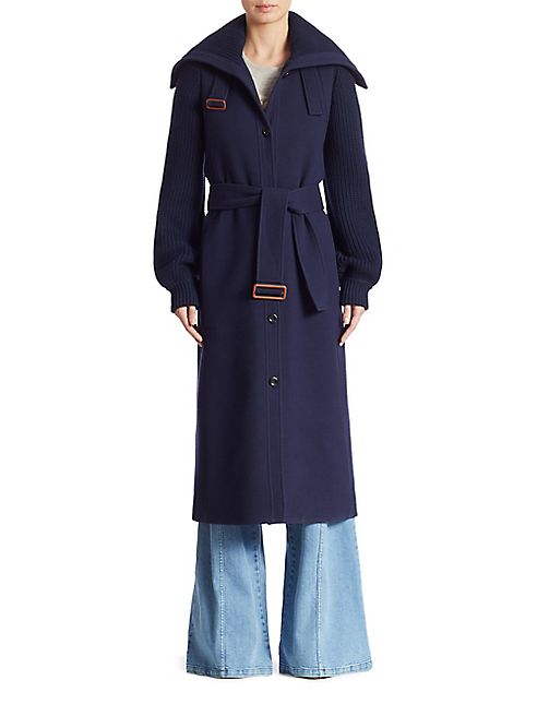 Chloé - Brushed Wool Coat