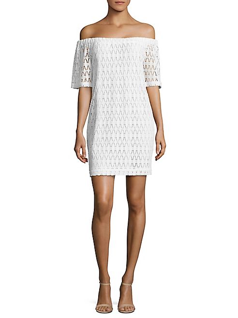 A.L.C. - Ario Crochet Off-The-Shoulder Dress