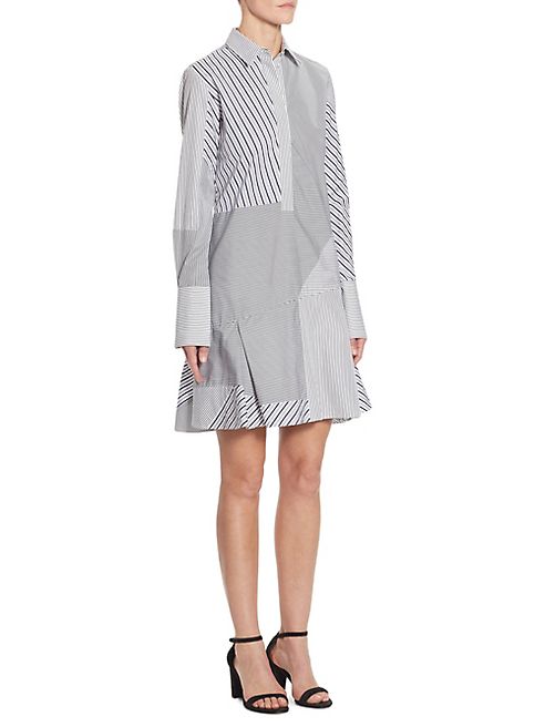 Victoria, Victoria Beckham - Flounce Shirt Dress