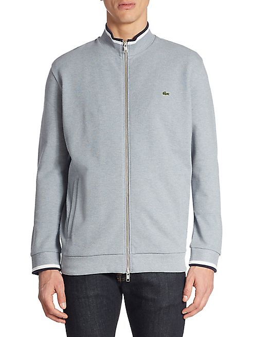 Lacoste - Cotton Piqué Fleece Zip Jacket