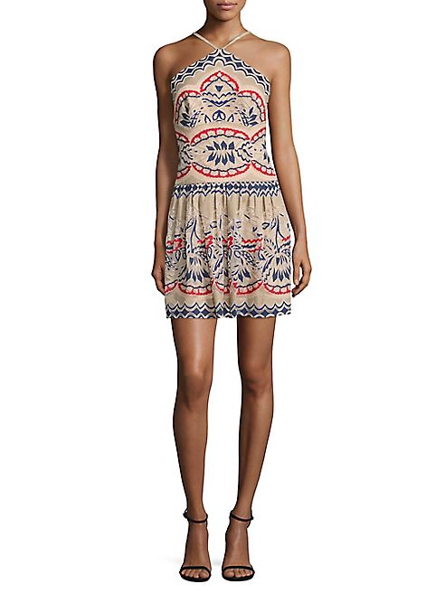 BCBGMAXAZRIA - Fleur Halter Dress