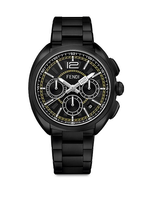 Fendi - Momento Fendi Black Stainless Steel Bracelet Watch