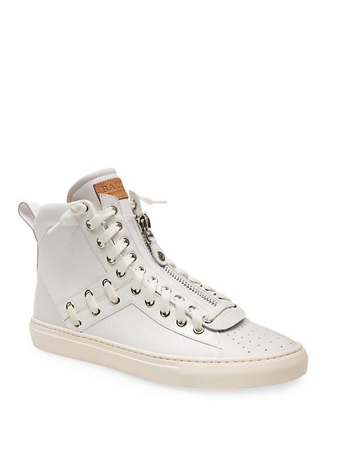 Bally - Hekem Leather High Top Sneakers