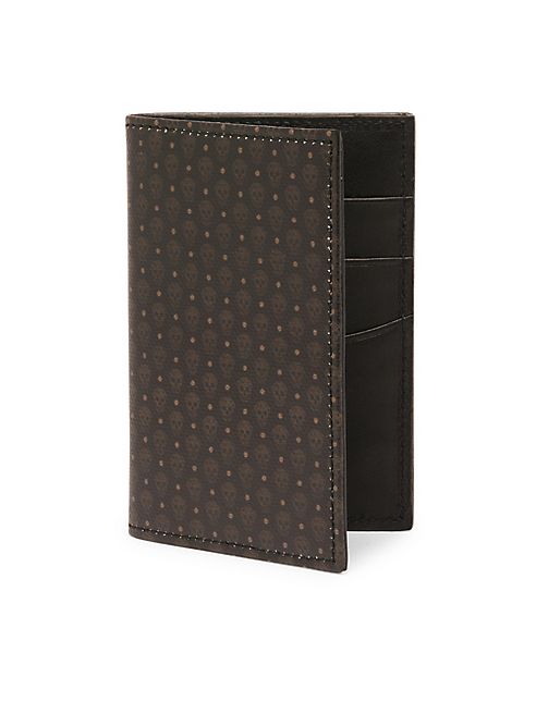 Alexander McQueen - Mini Skull Leather Bifold Wallet