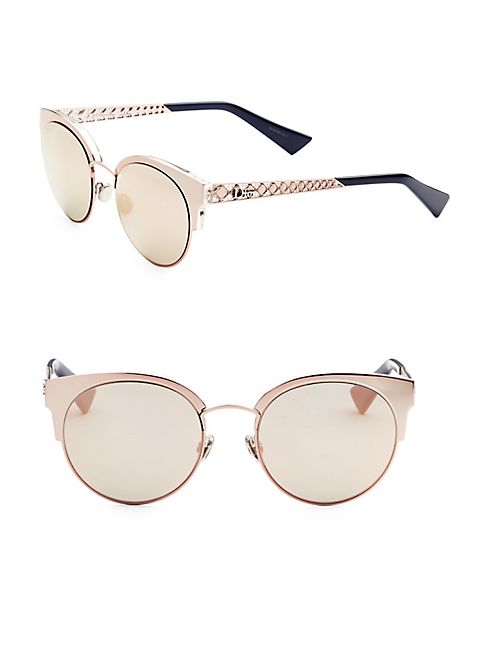 Dior - Diorama Mini 54MM Mirrored Cat Eye Sunglasses