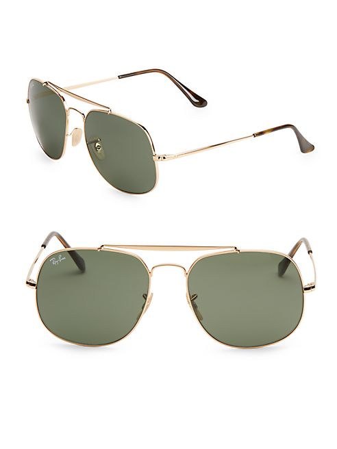 Ray-Ban - 57MM Aviator Sunglasses