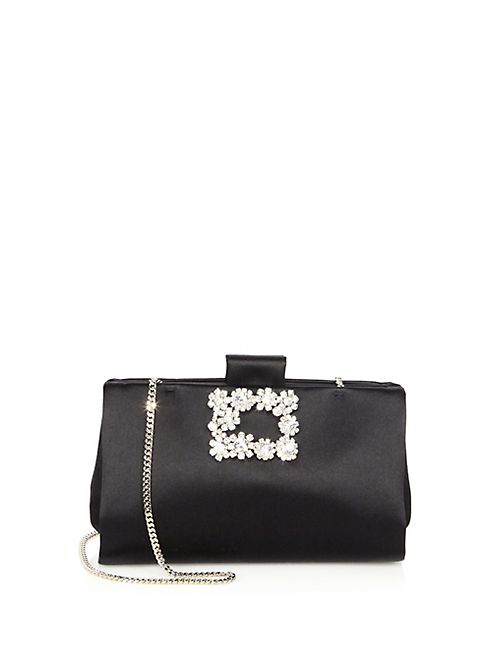 Roger Vivier - Swarovski Flower Strass Evening Clutch