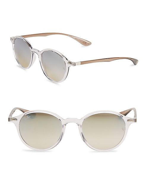 Ray-Ban - Aviator Round Gunmetal Sunglasses