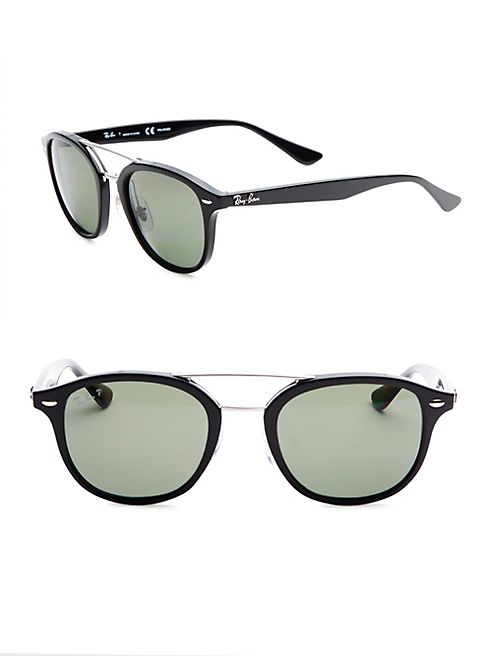 Ray-Ban - RB218353 Highstreet Polarized Round Sunglasses