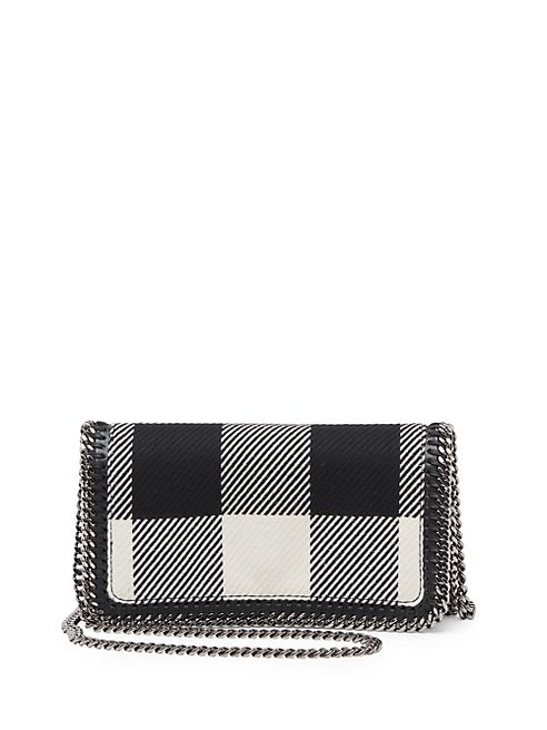 Stella McCartney - Falabella Plaid Virgin Wool Crossbody Bag