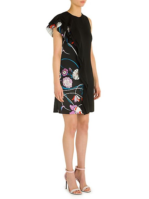 Emilio Pucci - Floral-Print Asymmetric Dress