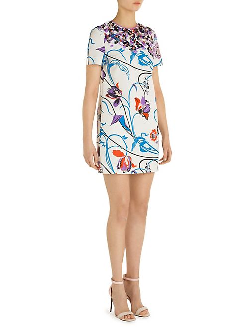 Emilio Pucci - Floral-Print Cotton Dress