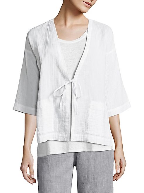 Eileen Fisher - Organic Cotton Kimono Jacket