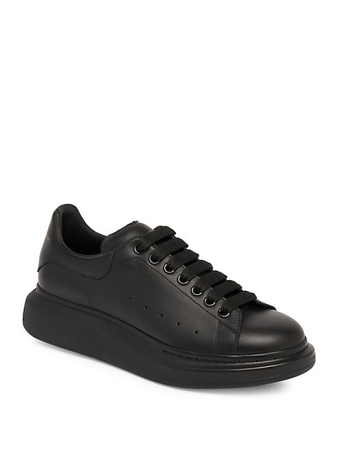 Alexander McQueen - Leather Platform Sneakers