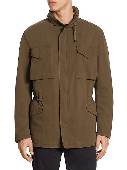 Vince - Hooded Army Coat