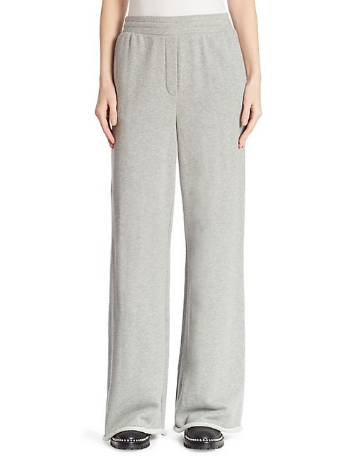 T by Alexander Wang - Wide-Leg French Terry Sweatpants