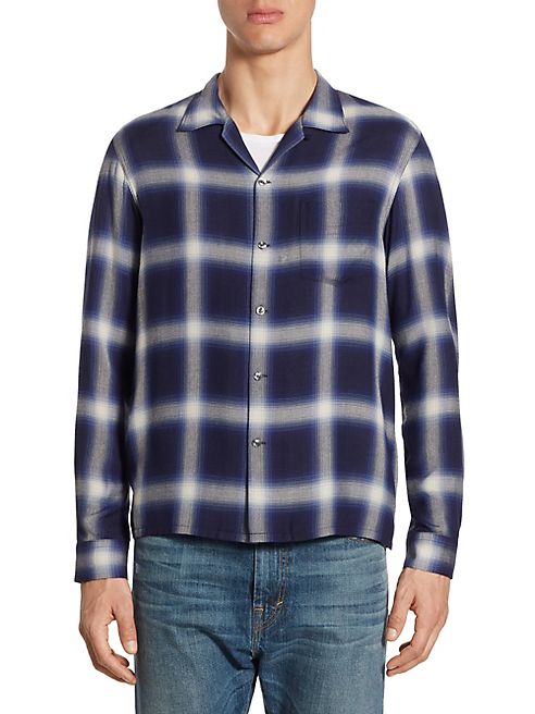 Vince - Plaid Cotton Shirt