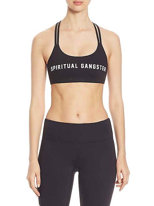 Spiritual Gangster - Jersey Arch Shine Bra