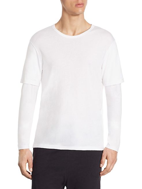 Vince - Regular-Fit Double Layer Sleeve Tee