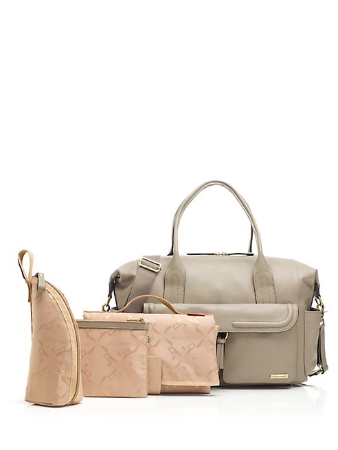 Storksak - Charlotte Leather Diaper Bag