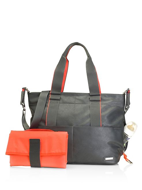 Storksak - Eden Faux Leather Diaper Bag