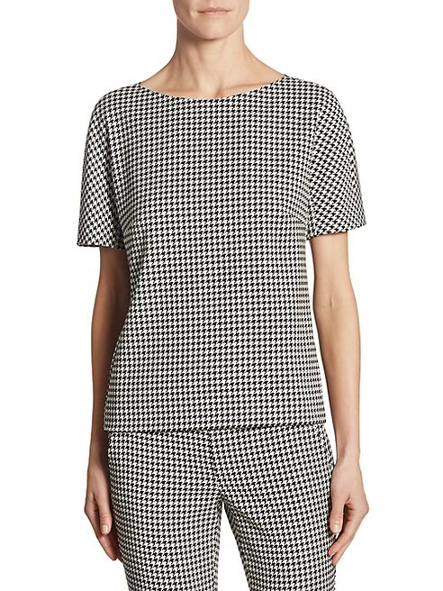 Max Mara - Ares Wool Houndstooth Blouse