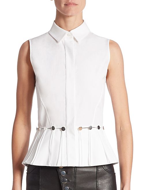 Alexander Wang - Buttoned Sleeveless Top