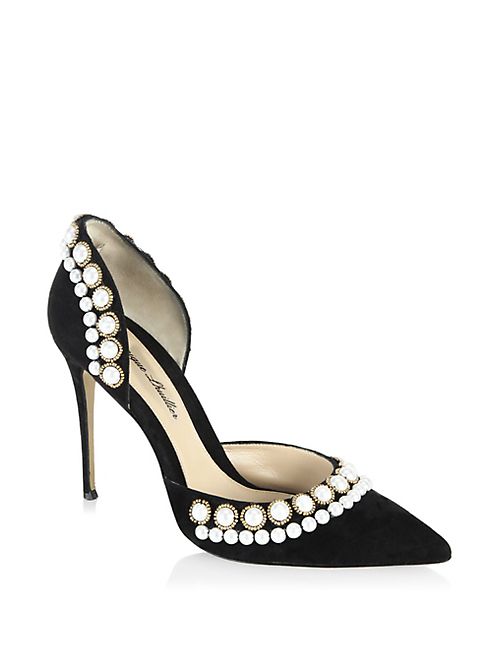 Monique Lhuillier - Shannon Suede Pumps