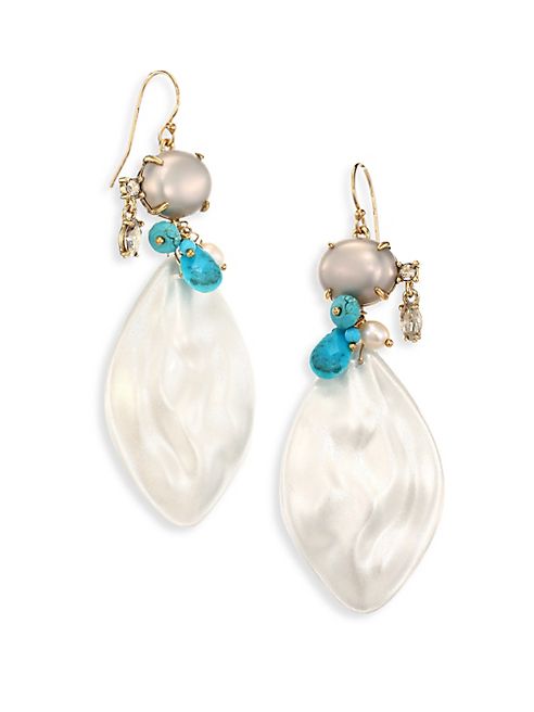 Alexis Bittar - Crystal Liquid Silk Drop Earrings