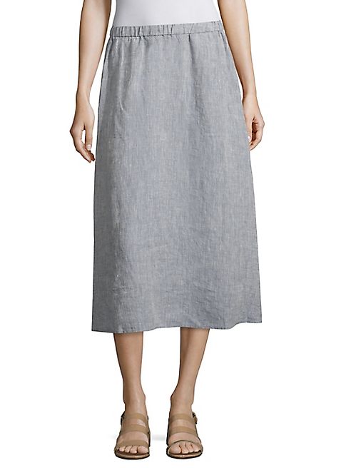 Eileen Fisher - Organic Linen Midi Skirt