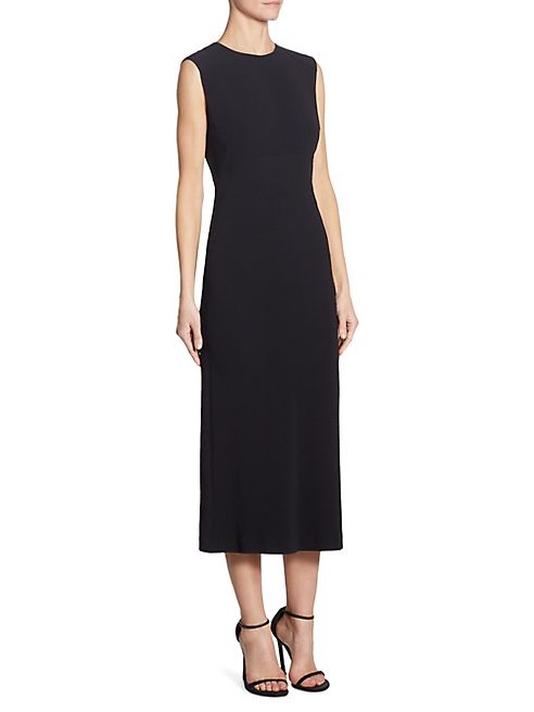 Max Mara - Pesche Satin Dress