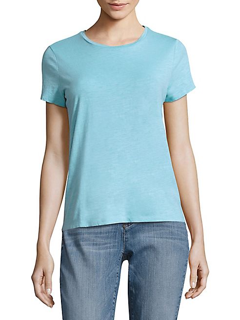 Eileen Fisher - Slub Organic Cotton Jersey Tee