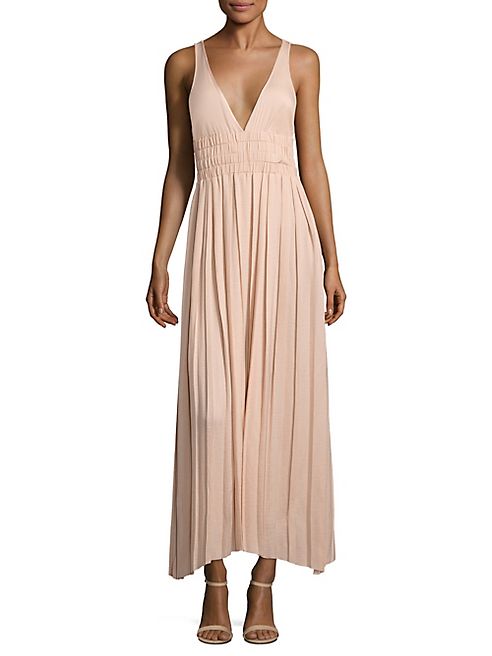 Elizabeth and James - Ellison Pleated Maxi Dress