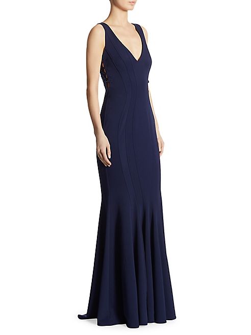 ZAC Zac Posen - Tinsley Side Tie Mermaid Gown