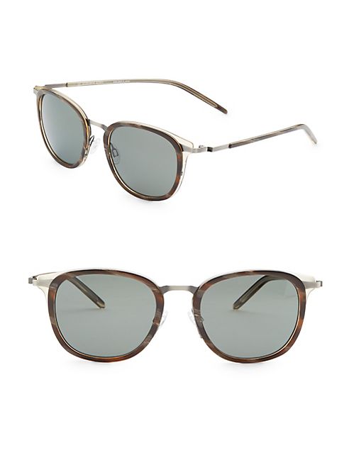 Barton Perreira - 53MM Wayfarer Sunglasses