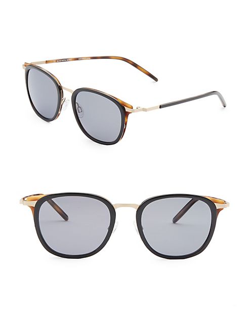 Barton Perreira - 53MM Wayfarer Sunglasses