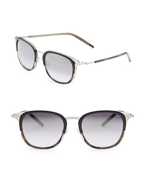 Barton Perreira - 53MM Wayfarer Sunglasses