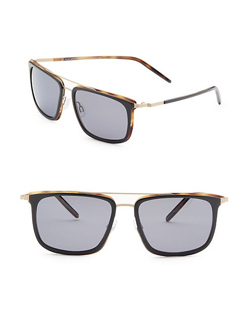 Barton Perreira - 57MM Square Sunglasses