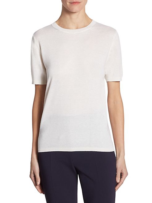 Max Mara - Stampa Silk & Cashmere Tee