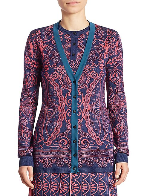 Mary Katrantzou - Printed V-Neck Cardigan