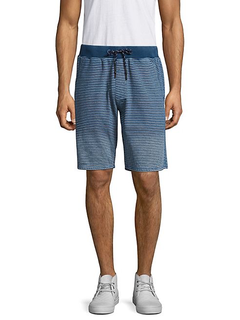 Surfside Supply Co. - Regular-Fit Striped Fleece Shorts