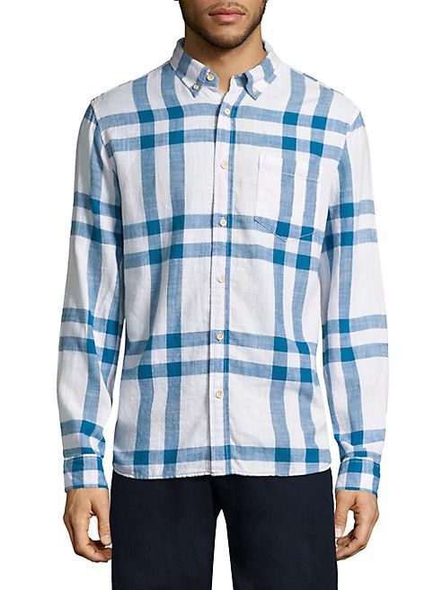 Surfside Supply Co. - Regular-Fit End On End Plaid Shirt