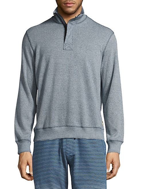 Surfside Supply Co. - Classic Towel Terry Zip Mock Fleece