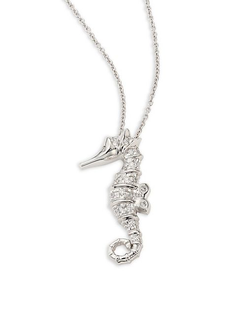 Roberto Coin - Diamond Seahorse Pendant Necklace