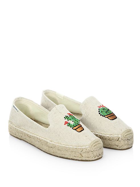 Soludos - Cactus Canvas Platform Espadrilles