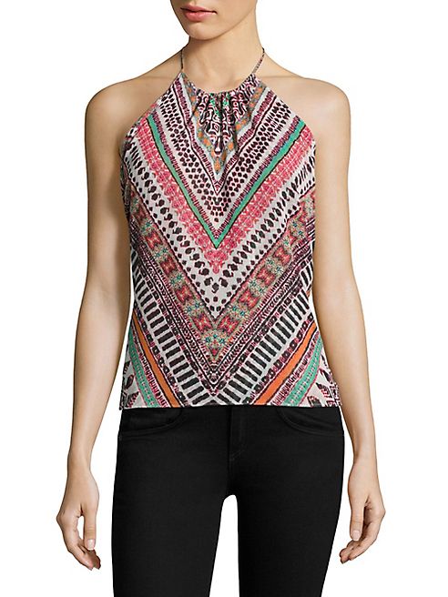 Ramy Brook - Herringbone Printed Pixie Top