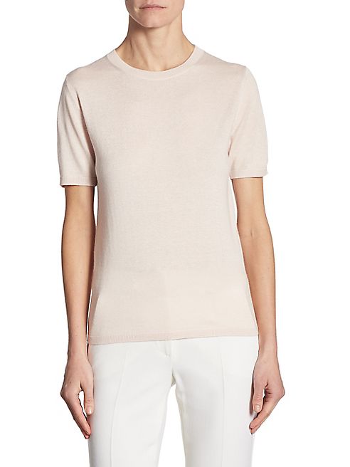 Max Mara - Stampa Silk & Cashmere Tee