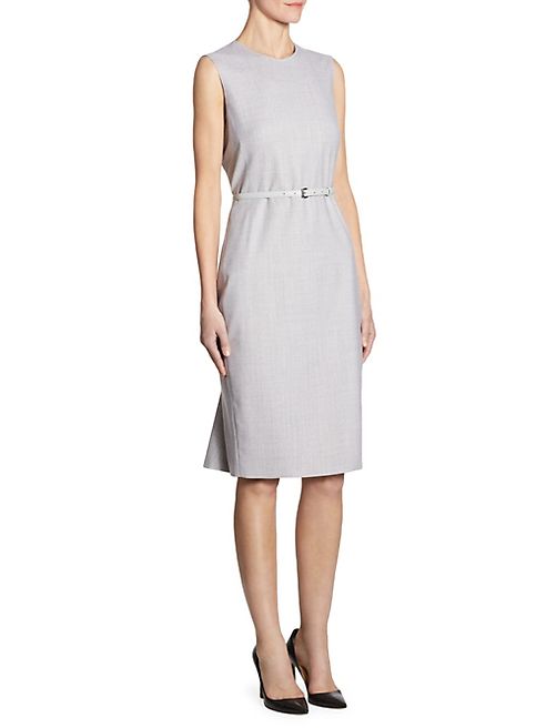 Max Mara - Glassa Belted Wool Dress